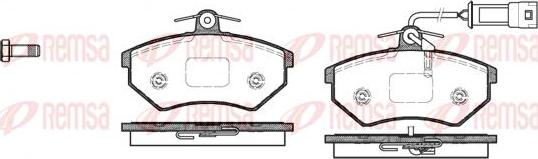 Kawe 0134 52 - Kit de plaquettes de frein, frein à disque cwaw.fr