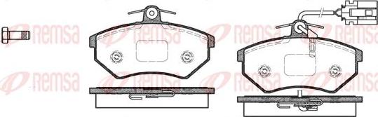 Kawe 0134 62 - Kit de plaquettes de frein, frein à disque cwaw.fr