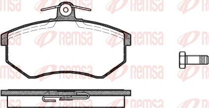 Kawe 0134 10 - Kit de plaquettes de frein, frein à disque cwaw.fr