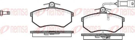 Kawe 0134 12 - Kit de plaquettes de frein, frein à disque cwaw.fr