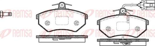 Kawe 0134 82 - Kit de plaquettes de frein, frein à disque cwaw.fr