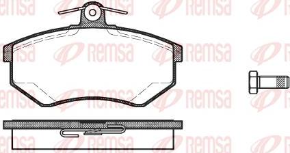 Kawe 0134 20 - Kit de plaquettes de frein, frein à disque cwaw.fr