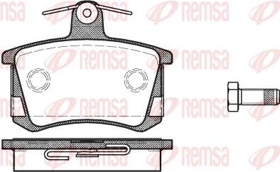 Kawe 0135 40 - Kit de plaquettes de frein, frein à disque cwaw.fr