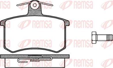 Kawe 0135 00 - Kit de plaquettes de frein, frein à disque cwaw.fr