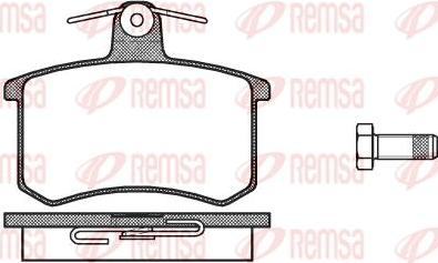 Kawe 0135 10 - Kit de plaquettes de frein, frein à disque cwaw.fr