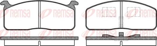 Kawe 0120 00 - Kit de plaquettes de frein, frein à disque cwaw.fr