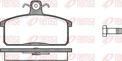 Kawe 0128 40 - Kit de plaquettes de frein, frein à disque cwaw.fr