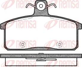 Kawe 0128 50 - Kit de plaquettes de frein, frein à disque cwaw.fr