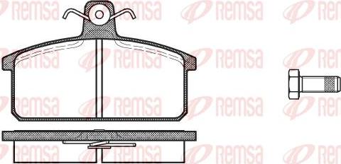 Kawe 0128 00 - Kit de plaquettes de frein, frein à disque cwaw.fr