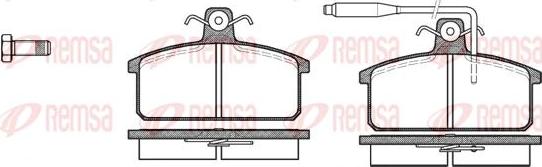 Kawe 0128 02 - Kit de plaquettes de frein, frein à disque cwaw.fr