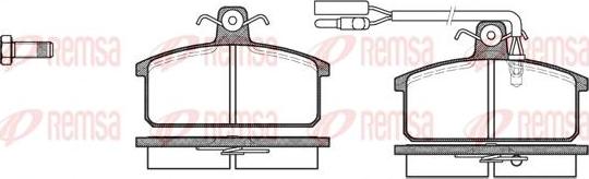 Kawe 0128 12 - Kit de plaquettes de frein, frein à disque cwaw.fr