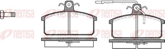 Kawe 0128 32 - Kit de plaquettes de frein, frein à disque cwaw.fr