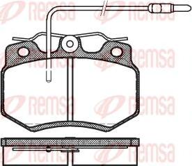 Kawe 0170 04 - Kit de plaquettes de frein, frein à disque cwaw.fr