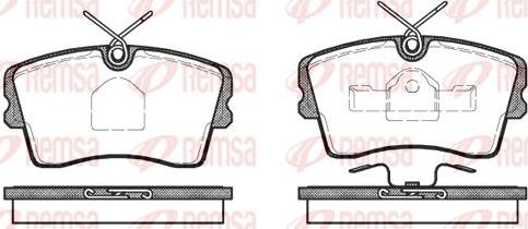 Kawe 0173 10 - Kit de plaquettes de frein, frein à disque cwaw.fr