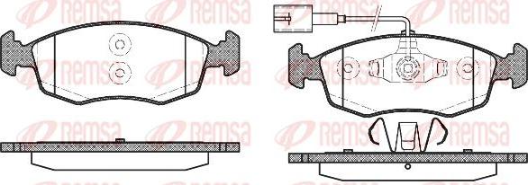 Kawe 0172 52 - Kit de plaquettes de frein, frein à disque cwaw.fr