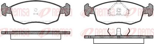 Kawe 0172 00 - Kit de plaquettes de frein, frein à disque cwaw.fr