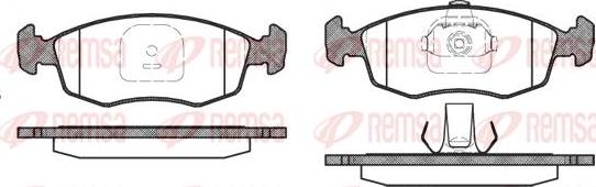 Kawe 0172 10 - Kit de plaquettes de frein, frein à disque cwaw.fr