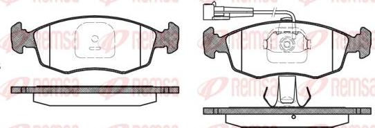 Kawe 0172 12 - Kit de plaquettes de frein, frein à disque cwaw.fr