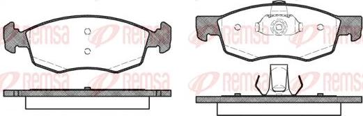 Kawe 0172 30 - Kit de plaquettes de frein, frein à disque cwaw.fr