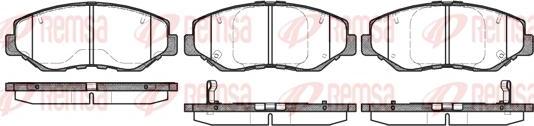 Kawe 0899 00 - Kit de plaquettes de frein, frein à disque cwaw.fr