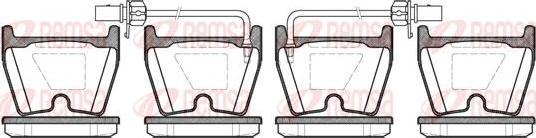 Kawe 0896 02 - Kit de plaquettes de frein, frein à disque cwaw.fr