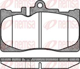 Kawe 0890 00 - Kit de plaquettes de frein, frein à disque cwaw.fr