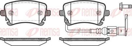 Kawe 0897 11 - Kit de plaquettes de frein, frein à disque cwaw.fr