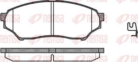 Kawe 0845 01 - Kit de plaquettes de frein, frein à disque cwaw.fr