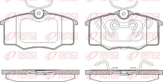 Kawe 0846 20 - Kit de plaquettes de frein, frein à disque cwaw.fr