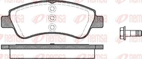 Kawe 0840 20 - Kit de plaquettes de frein, frein à disque cwaw.fr