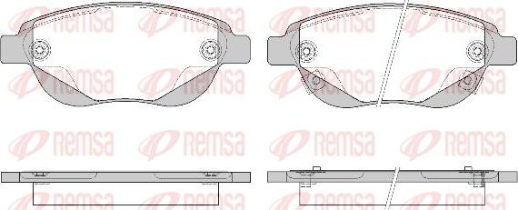 Kawe 0841 02 - Kit de plaquettes de frein, frein à disque cwaw.fr