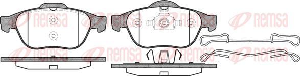 Kawe 0843 10 - Kit de plaquettes de frein, frein à disque cwaw.fr