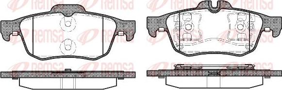 Kawe 0842 60 - Kit de plaquettes de frein, frein à disque cwaw.fr