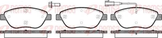 Kawe 0859 01 - Kit de plaquettes de frein, frein à disque cwaw.fr