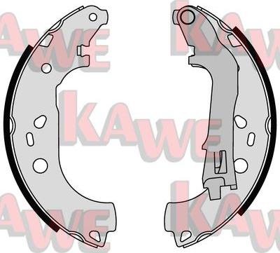 Kawe 08590 - Jeu de mâchoires de frein cwaw.fr