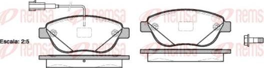 Kawe 0859 12 - Kit de plaquettes de frein, frein à disque cwaw.fr