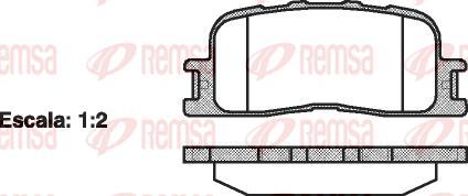 Kawe 0854 00 - Kit de plaquettes de frein, frein à disque cwaw.fr