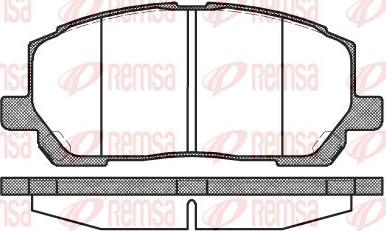 Kawe 0855 00 - Kit de plaquettes de frein, frein à disque cwaw.fr