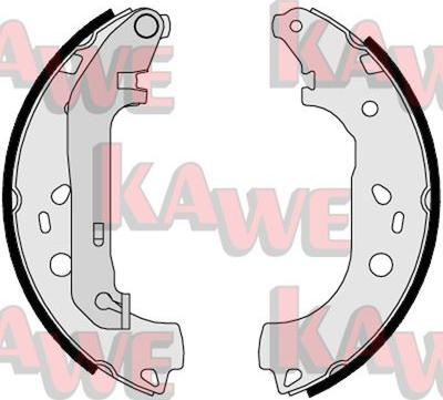 Kawe 08550 - Jeu de mâchoires de frein cwaw.fr