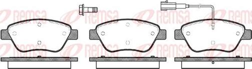 Kawe 0858 01 - Kit de plaquettes de frein, frein à disque cwaw.fr