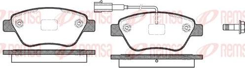 Kawe 0858 11 - Kit de plaquettes de frein, frein à disque cwaw.fr