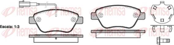 Kawe 0858 32 - Kit de plaquettes de frein, frein à disque cwaw.fr