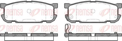 Kawe 0853 02 - Kit de plaquettes de frein, frein à disque cwaw.fr