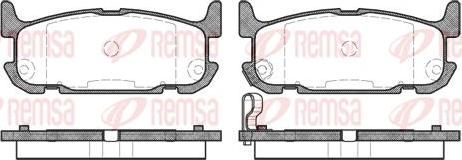 Kawe 0853 12 - Kit de plaquettes de frein, frein à disque cwaw.fr