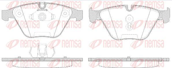 Kawe 0857 50 - Kit de plaquettes de frein, frein à disque cwaw.fr