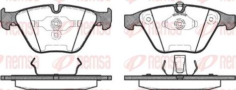 Kawe 0857 00 - Kit de plaquettes de frein, frein à disque cwaw.fr