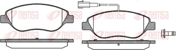 Kawe 0860 02 - Kit de plaquettes de frein, frein à disque cwaw.fr