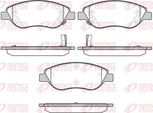 Kawe 0860 12 - Kit de plaquettes de frein, frein à disque cwaw.fr