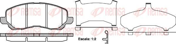 Kawe 0804 31 - Kit de plaquettes de frein, frein à disque cwaw.fr