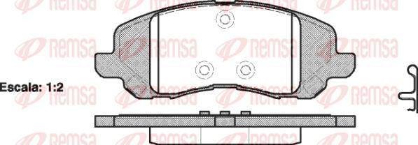 Kawe 0804 20 - Kit de plaquettes de frein, frein à disque cwaw.fr